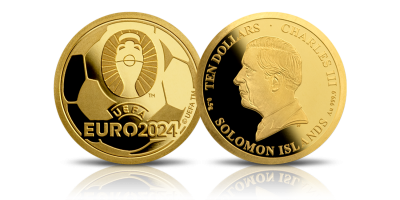 EURO 2024 Oficjalna moneta wybita w 0,5 g czystego złota